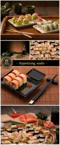  Appetizing sushi - Stock photo 