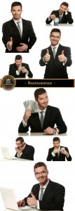  Businessman in different situations - stock photos 
