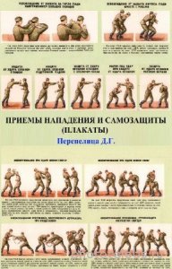  Д.Г. Перепелица - Приёмы нападения и самозащиты (плакаты) 